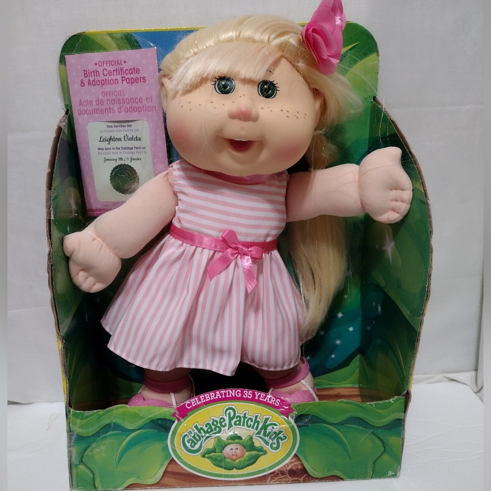 New Cabbage Patch Kids Celebrating 35 Years Special Edition Doll Leighton Violet